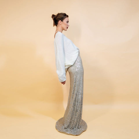 La Femme Sequin Skirt